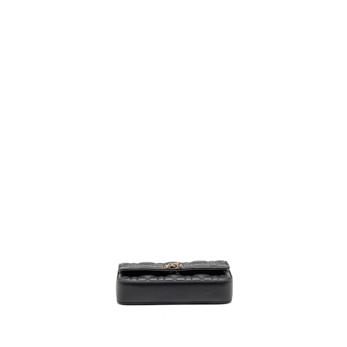 DIOR MY DIOR - DIOR TALK PHONE POUCH LAMBSKIN BLACK LGHW