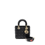 DIOR SMALL MY ABC LADY DIOR LAMBSKIN BLACK GHW