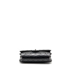 CHANEL SMALL 2.55 REISSUE FLAP BAG AGED CALFSKIN BLACK SHW