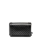CHANEL NEW MEDIUM BOY BAG CAVIAR SO BLACK