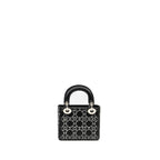 DIOR MINI LADY DIOR STAIN CRYSTAL BLACK SHW