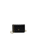CHANEL CLASSIC WALLET ON CHAIN CAVIAR BLACK GHW(MICROCHIP)