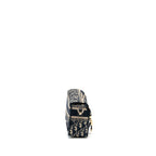 DIOR SMALL DIORCAMP BAG DIOR OBLIQUE EMBROIDERY CANVAS BLUE LGHW