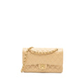 CHANEL MEDIUM CLASSIC DOUBLE FLAP BAG CAVIAR BEIGE GHW