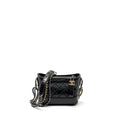 CHANEL SMALL GABRIELLE HOBO BAG CALFSKIN BLACK MULTICOLOUR HARDWARE