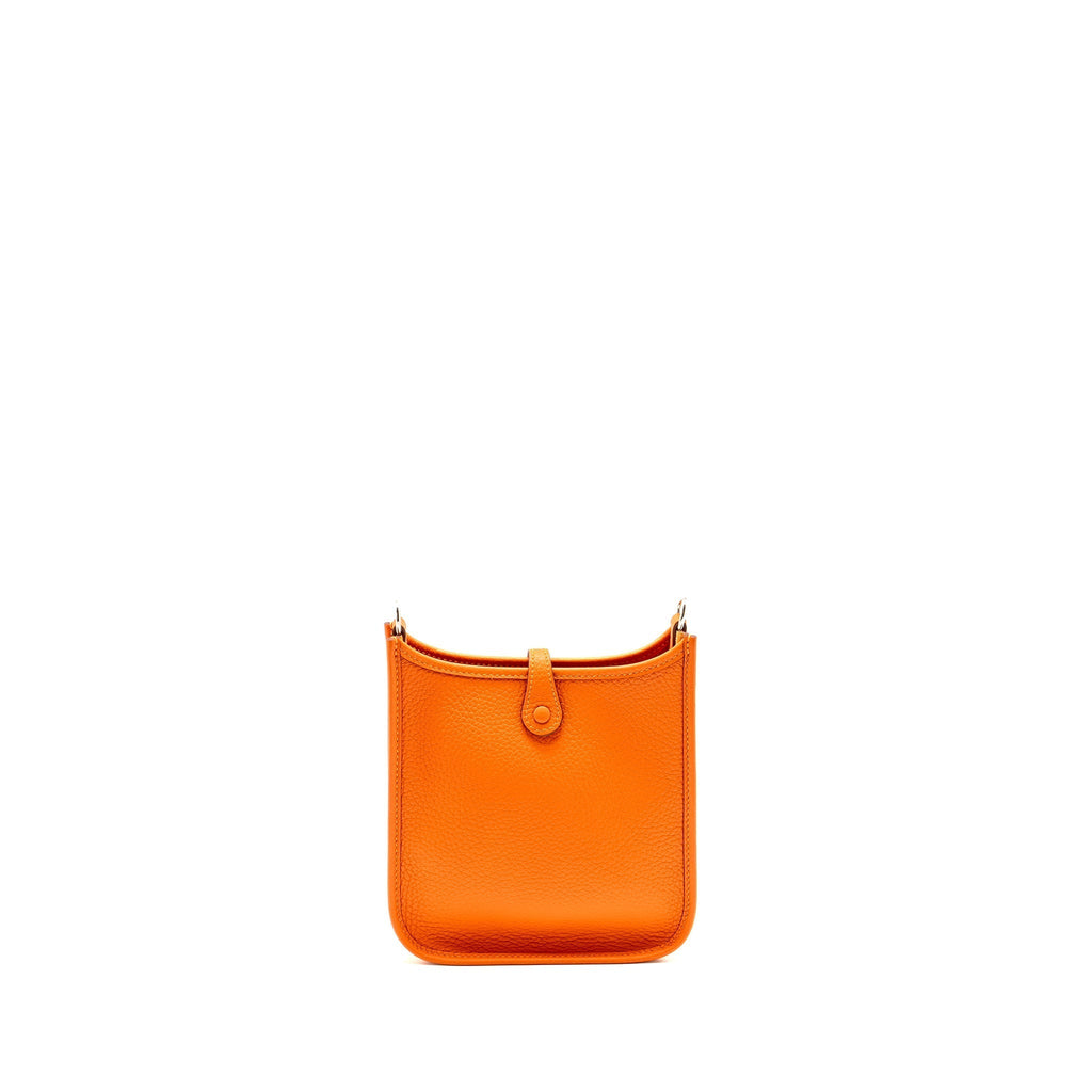 HERMES MINI EVELYNE CLEMENCE ORANGE SHW
