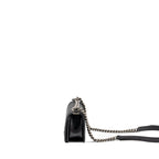 CHANEL SMALL BOY BAG CALFSKIN BLACK RUTHENIUM HARDWARE
