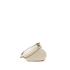DIOR MINI SADDLE BAG CALFSKIN WHITE GHW
