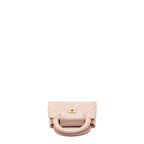 CHANEL 23K MINI SHOPPING BAG CALFSKIN LIGHT PINK GHW(MICROCHIP)