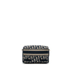 DIOR SMALL DIORCAMP BAG DIOR OBLIQUE EMBROIDERY CANVAS BLUE LGHW