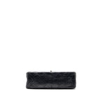 CHANEL LARGE 2.55 REISSUE FLAP BAG AGED CALFSKIN BLACK LGHW