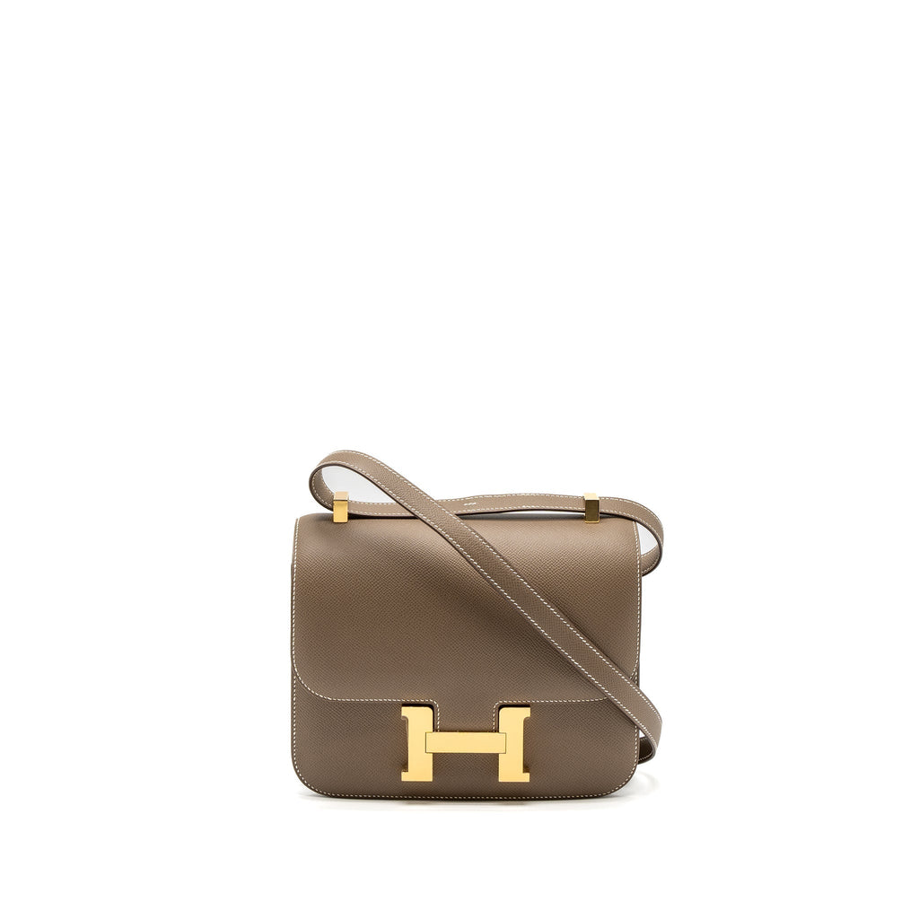 Hermes Constance 24 Epsom Etoupe GHW