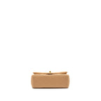 CHANEL PEARL CRUSH MINI RECTANGULAR FLAP BAG LAMBSKIN BEIGE GHW (MICROCHIP)
