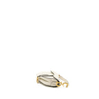 DIOR MINI SADDLE BAG CALFSKIN WHITE GHW