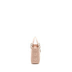 DIOR MINI LADY DIOR CRYSTAL STRAP LIMITED EDITION LAMBSKIN LIGHT PINK SHW