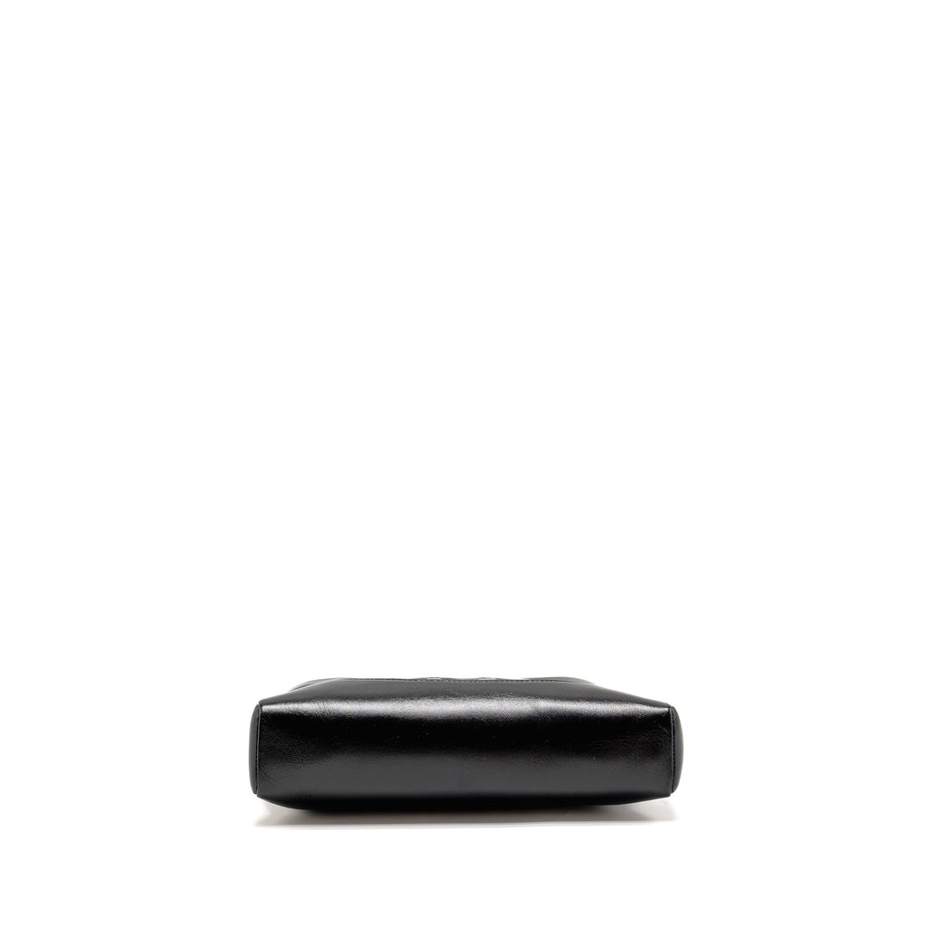 CHANEL MINI 31 BAG SHINY LAMBSKIN BLACK LGHW (MICROCHIP)