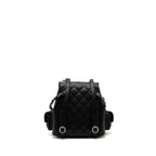 CHANEL 23K TRIPLE POCKET BACKPACK CAVIAR BLACK LGHW(MICROCHIP)