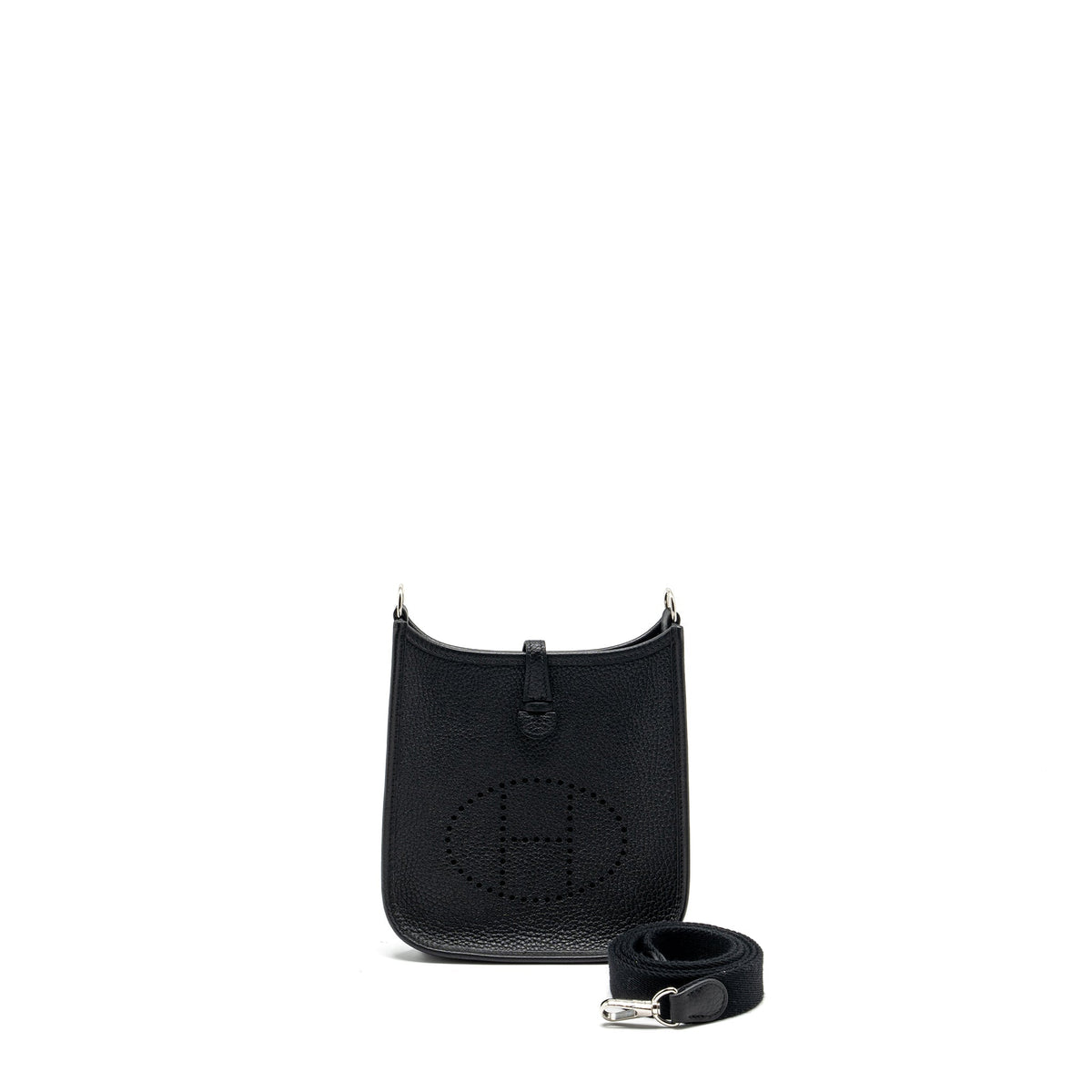 Hermes mini evelyn Clemence Black SHW