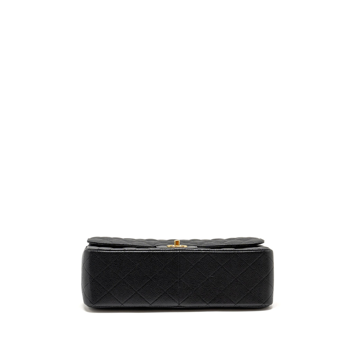 CHANEL JUMBO CLASSIC DOUBLE FLAP BAG CAVIAR BLACK GHW