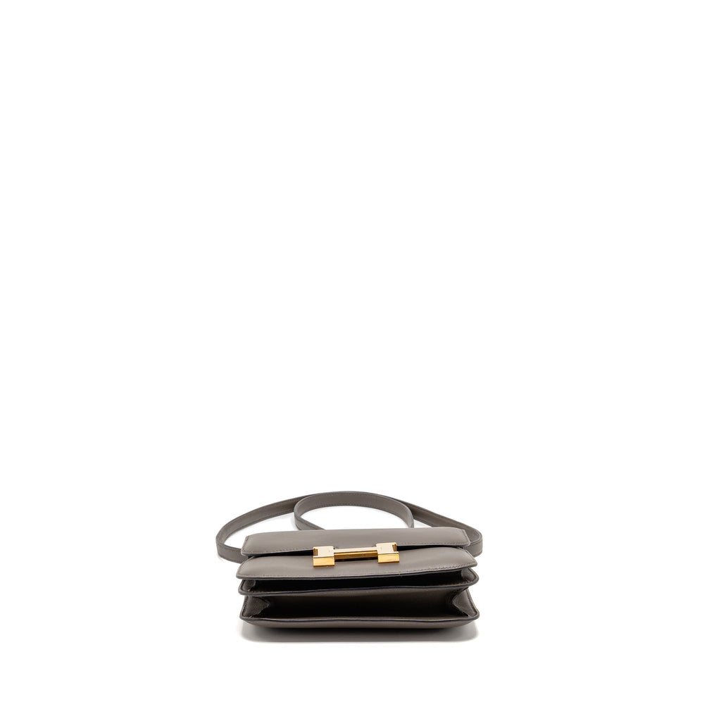 Hermes Mini Constance Swift 8F Gris Etain RGHW