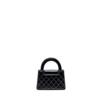 CHANEL 23K MINI SHOPPING TOTE CALFSKIN BLACK GHW(MICROCHIP)
