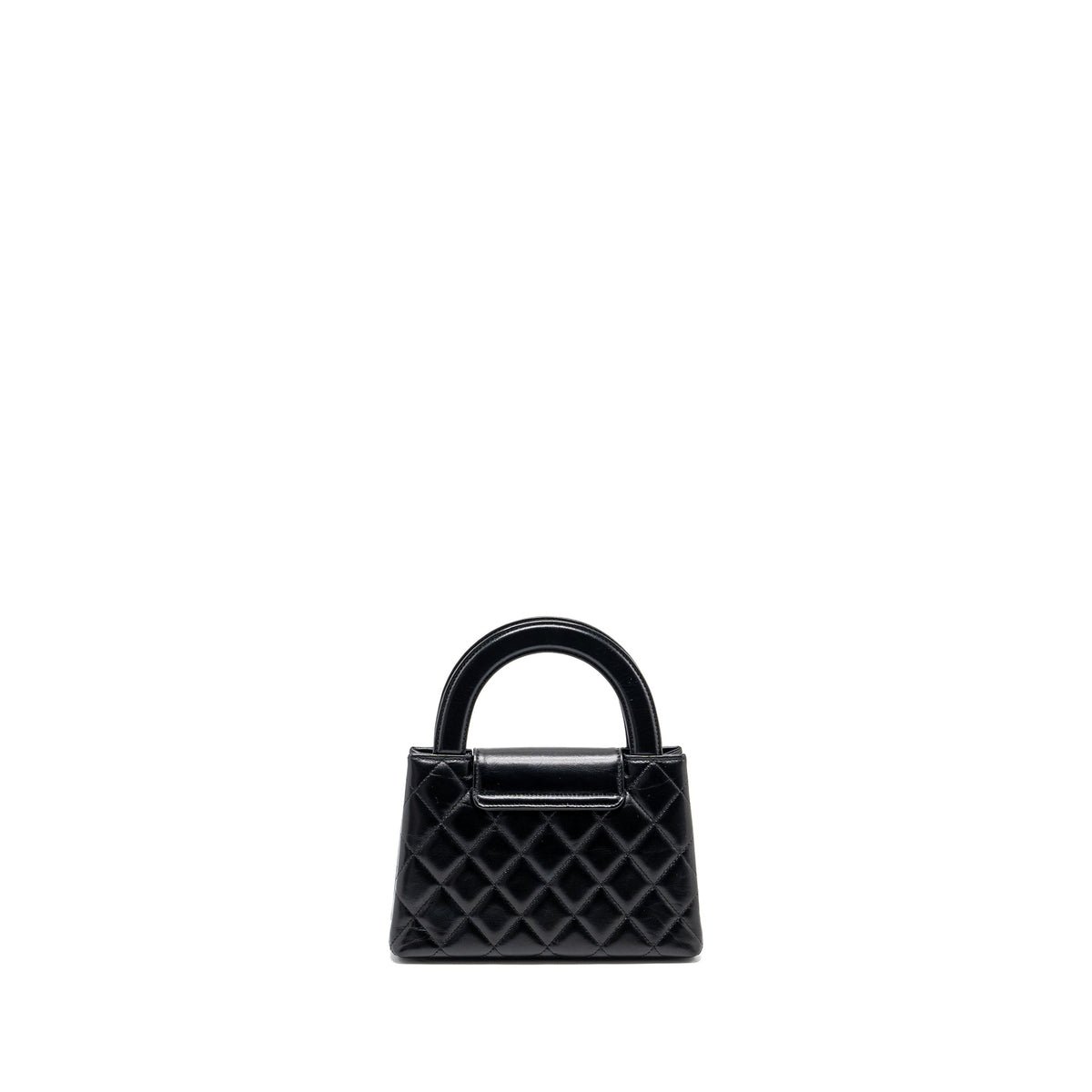 CHANEL 23K MINI SHOPPING TOTE CALFSKIN BLACK GHW(MICROCHIP)