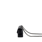 CHANEL MINI RECTANGULAR FLAP BAG LAMBSKIN BLACK SHW (MICROCHIP)