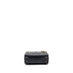 DIOR SMALL MY ABC LADY DIOR BAG LAMBSKIN BLACK LGHW