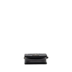 CHANEL SMALL BOY BAG CALFSKIN BLACK RUTHENIUM HARDWARE