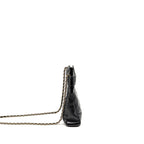 CHANEL MINI 31 BAG SHINY LAMBSKIN BLACK LGHW (MICROCHIP)