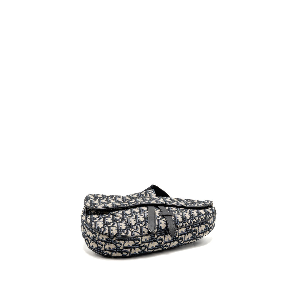 DIOR HOMME SADDLE BAG OBLIQUE JACQUARD MULTICOLOURED HARDWARE
