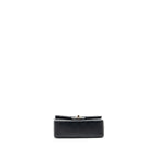 CHANEL MINI RECTANGULAR FLAP BAG LAMBSKIN BLACK LGHW (MICROCHIP)
