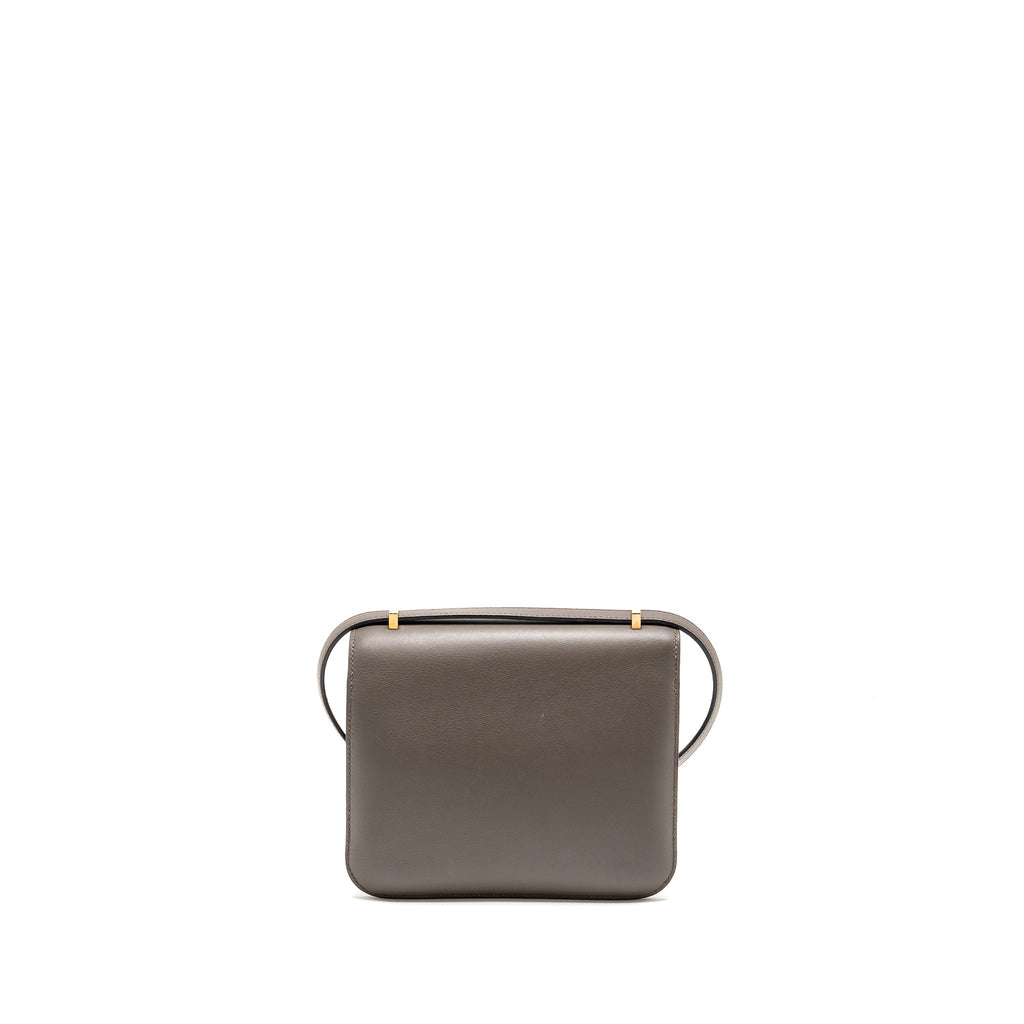 Hermes Mini Constance Swift 8F Gris Etain RGHW
