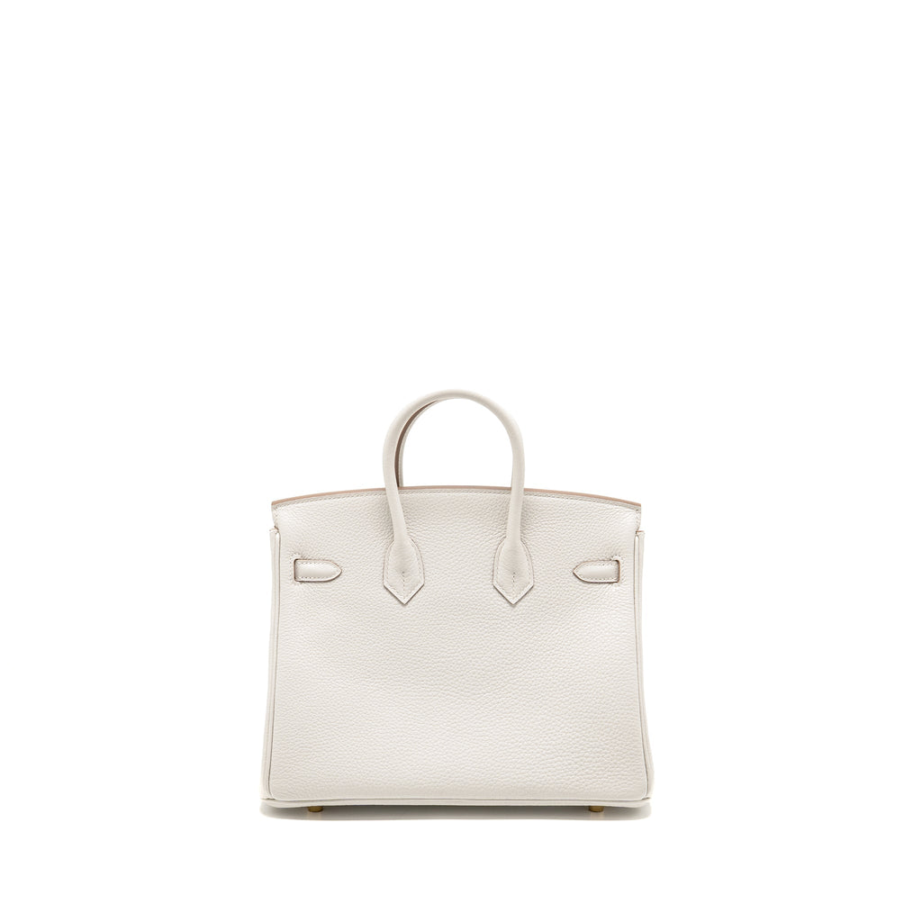 Hermes birkin 25 Togo Gris Pale GHW