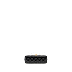 CHANEL MINI KELLY SHOPPING TOTE BAG CALFSKIN BLACK GHW (MICROCHIP)