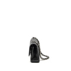 CHANEL MEDIUM CLASSIC DOUBLE FLAP BAG CAVIAR BLACK SHW
