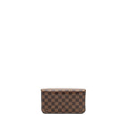 LOUIS VUITTON FELICIE POCHETTE DAMIER EBENE CANVAS GHW