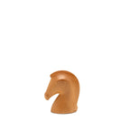 HERMES SAMARCANDE PAPERWEIGHT SOLID NATURAL MAHOGANY/SMOOTH TAURILLON LEATHER NATUREL