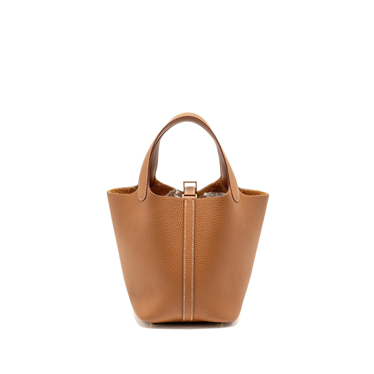 Hermes Picotin 18 Lock Bag Clemence Gold GHW