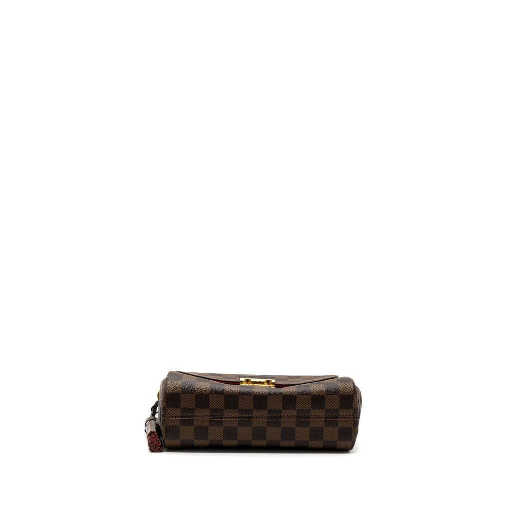 LOUIS VUITTON CROISETTE DAMIER EBENE CANVAS GHW