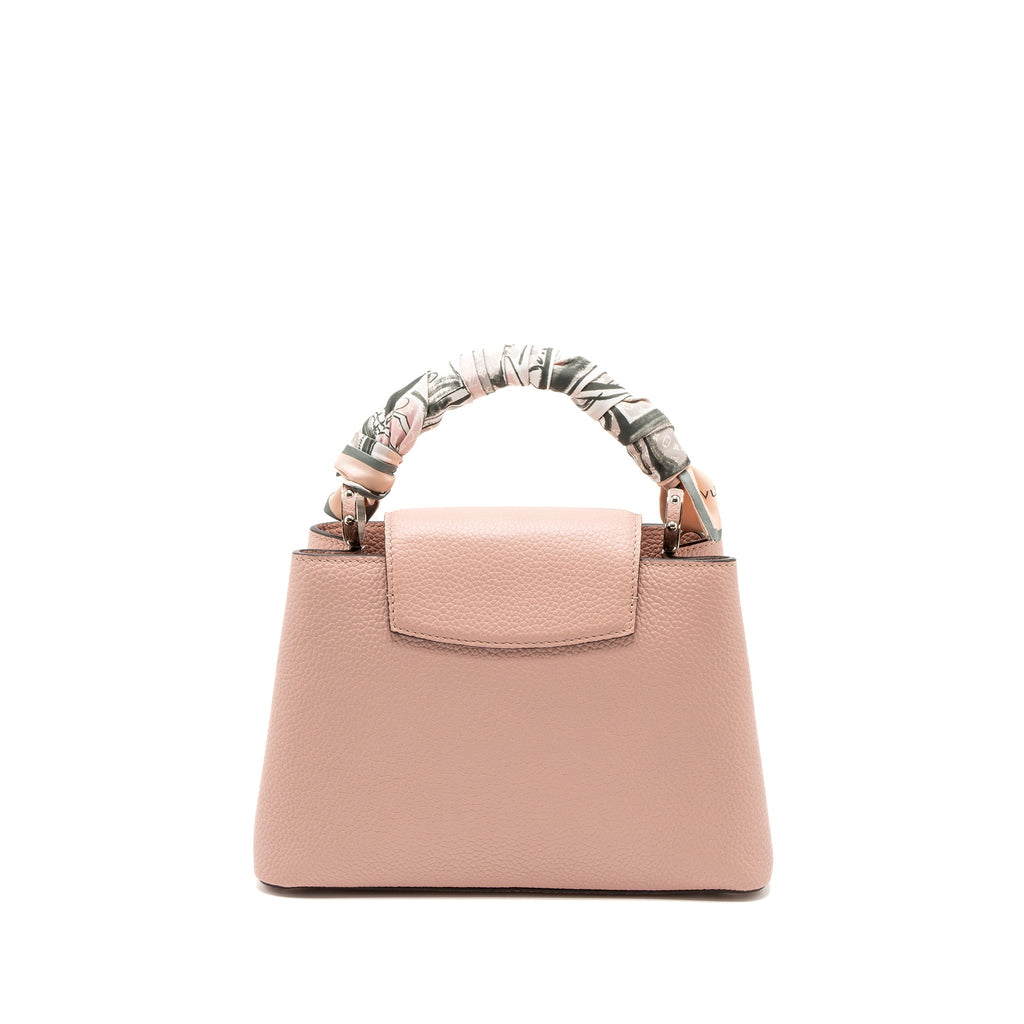LOUIS VUITTON CAPUCINES BB TAURILLON CALFSKIN LIGHT PINK SHW