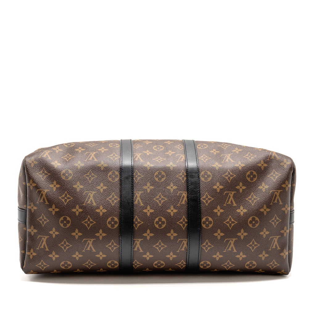 LOUIS VUITTON KEEPALL BANDOULIERE 45 MONOGRAM MACASSAR SHW