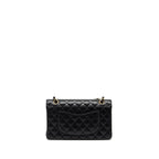 CHANEL MEDIUM CLASSIC DOUBLE FLAP BAG CAVIAR BLACK GHW (MICROCHIP)