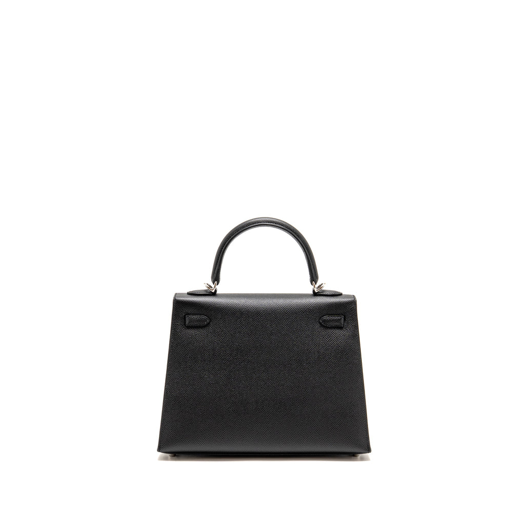 Hermes kelly 25 Epsom black SHW
