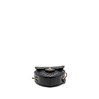 CHANEL 22S HEART BAG LAMBSKIN BLACK LGHW (MICROCHIP)