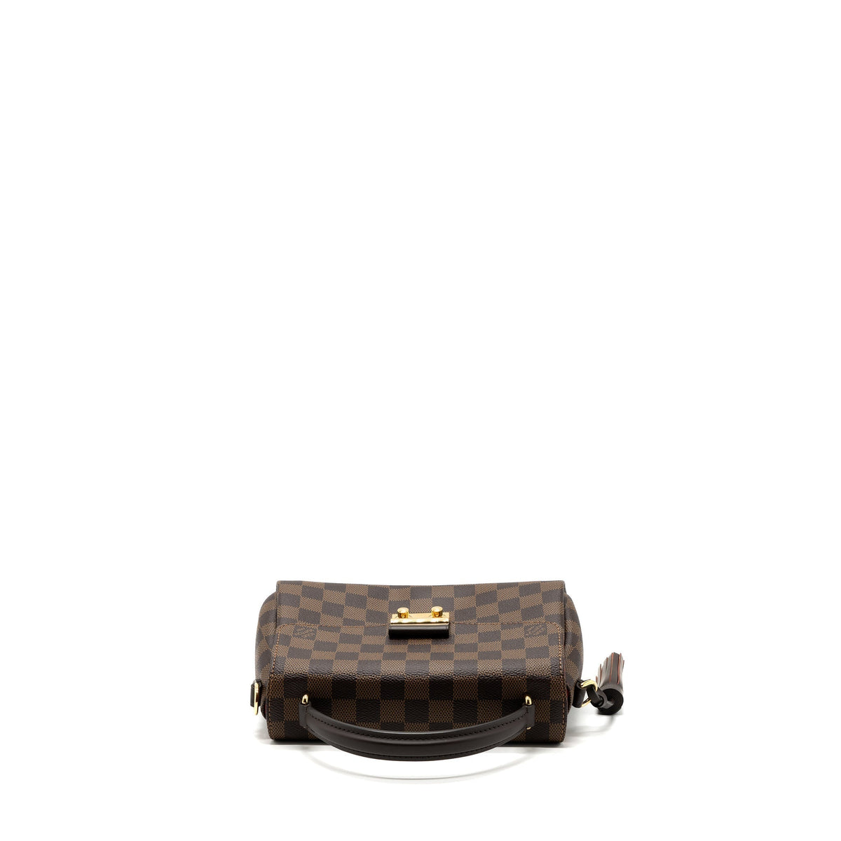 LOUIS VUITTON CROISETTE DAMIER EBENE CANVAS GHW