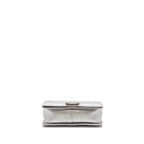 CHANEL MEDIUM BOY BAG LAMBSKIN SILVER SHW