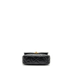 CHANEL SMALL 19 BAG GOATSKIN BLACK MULTICOLOUR HARDWARE