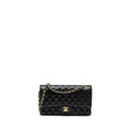 CHANEL MEDIUM CLASSIC DOUBLE FLAP BAG CAVIAR BLACK GHW (MICROCHIP)