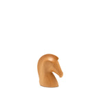 HERMES SAMARCANDE PAPERWEIGHT SOLID NATURAL MAHOGANY/SMOOTH TAURILLON LEATHER NATUREL